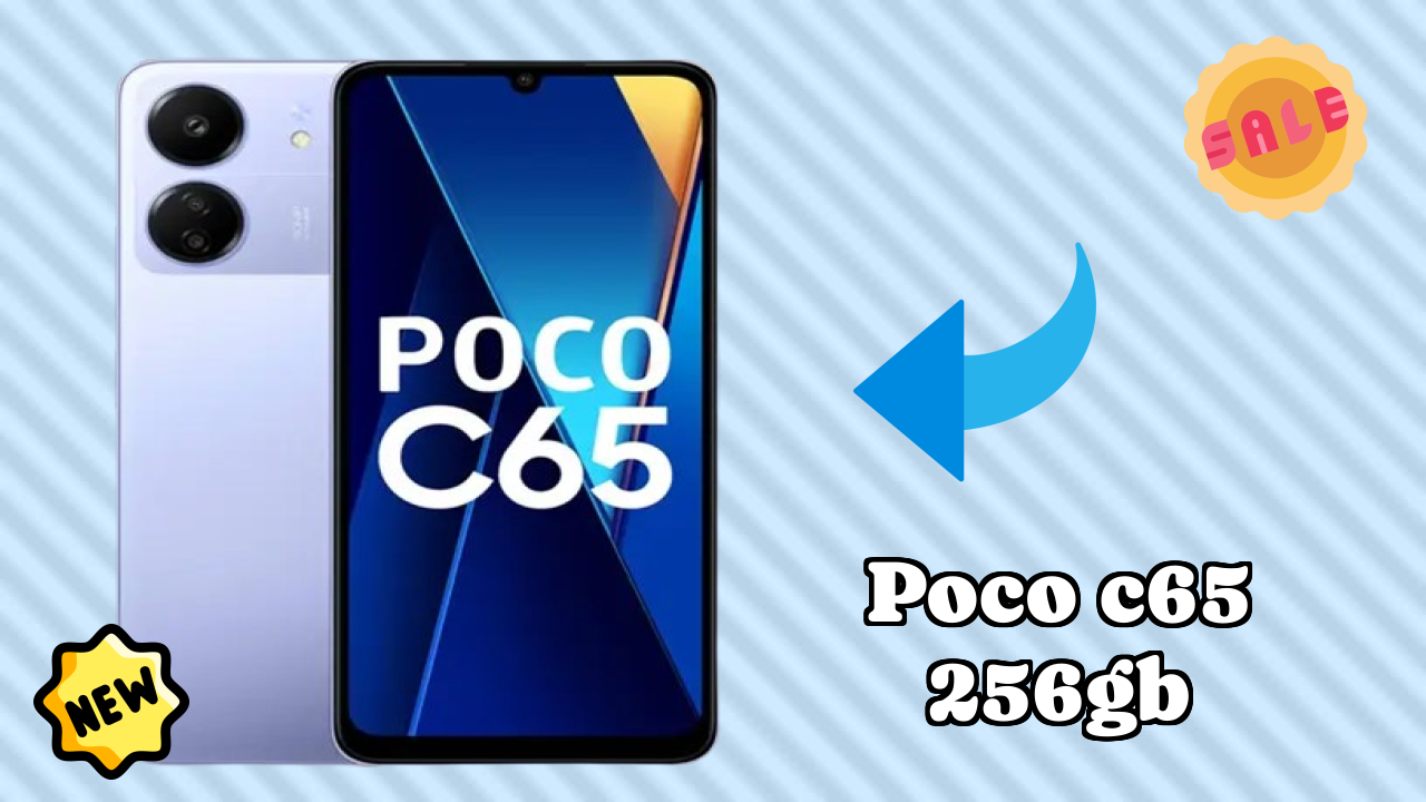 POCO C65 256GB Display Analysis: 6.74 Inches (17.12 Cm) Screen