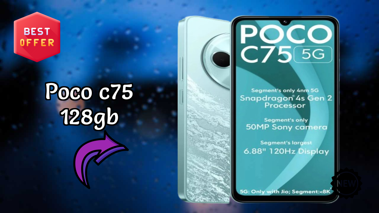 POCO C75 128GB RAM Performance: 4 GB RAM Gaming Check