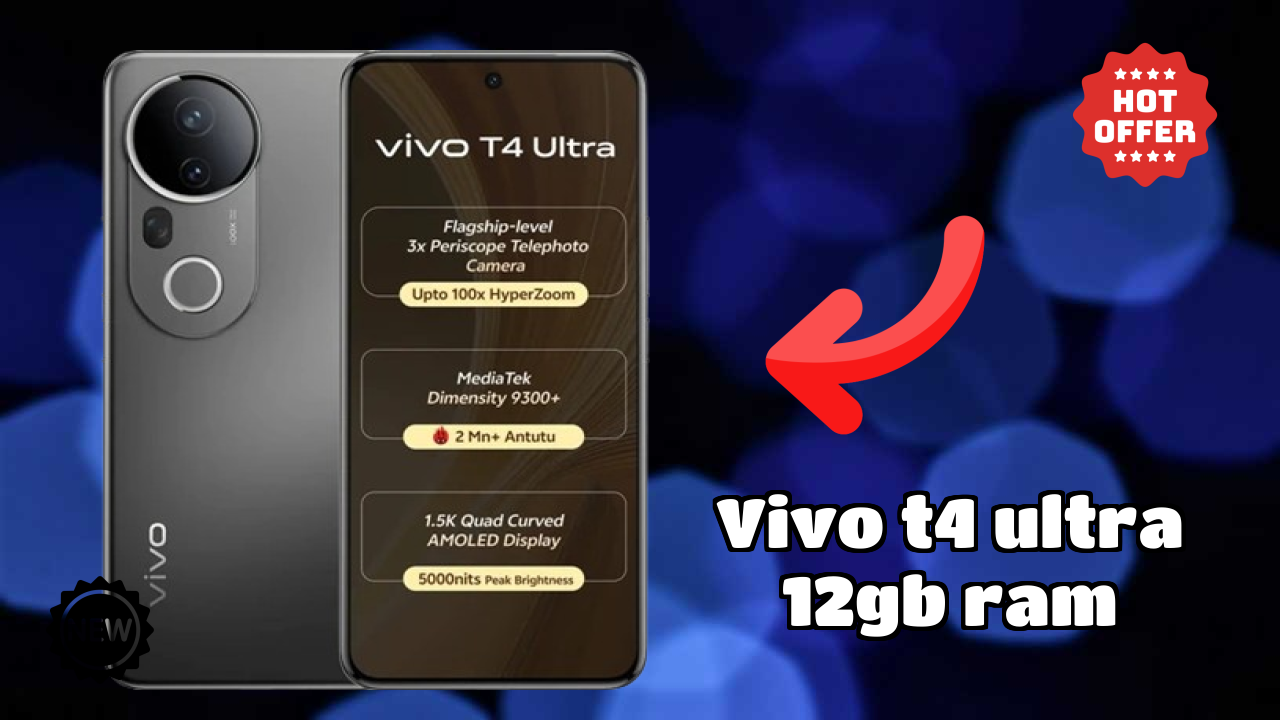 Vivo T4 Ultra 12GB RAM Processor Test: MediaTek Dimensity 9300 Plus Performance Review